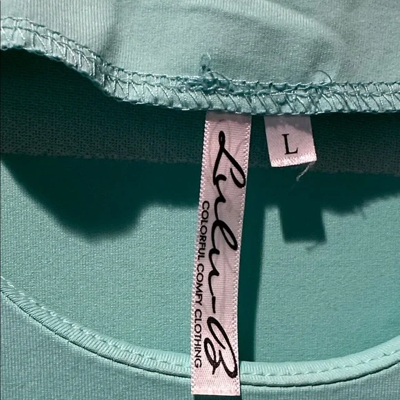Lulu-B Mint Green Short Sleeve Top NWOT - Picture 2 of 6